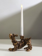 Подсвечник на 1 свечу «Шарж. Терьер», полистоун, под бронзу, 20×10×14.5 см - Фото 2