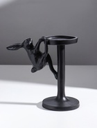 Подсвечник на 1 свечу «Мартовский заяц», полистоун, чёрный, 20×10.5×19.5 см - Фото 6