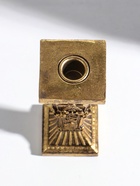 Подсвечник на 1 свечу «Римская колонна с цветами», полистоун, состаренное золото, 7×7×17 см - Фото 5