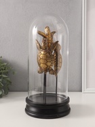 Фигурка в колбе «Три черепахи в море», полистоун, 14×14×30 см - Фото 2