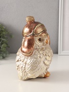 Фигурка полистоун «Сова в шапке-ушанке», 10.5×12×18 см - Фото 2