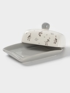 Маслёнка Доляна «Гуси», 17×12×8.5 см, доломит, белая - Фото 3