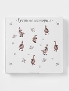 Менажница Доляна «Гуси», 5 ячеек, d=25.5 см, доломит, белая - Фото 4
