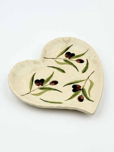 Тарелка керамическая плоская «Винтаж», 19×18 см, Dolce Ceramo
