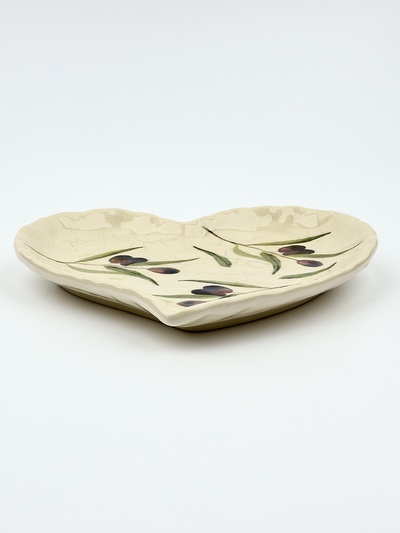 Тарелка керамическая плоская «Винтаж», 19×18 см, Dolce Ceramo