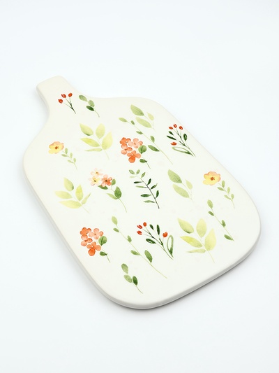 Блюдо керамическое Dolce Ceramo. «Летний день», 29,7 х 17,5 см