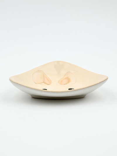 Тарелка керамическая плоская «Зайчик», 13.5×13.5 см, Dolce Ceramo