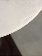 УЦЕНКА Стол кофейный, 41×41×57 см, алюминий, мрамор 10866224