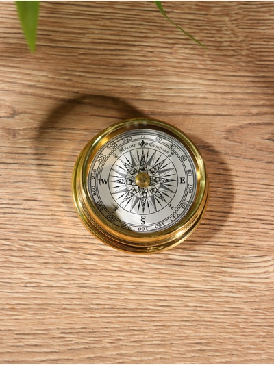 УЦЕНКА Компас «Мираж», 6×6×2 см, латунь