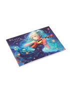 Тетрадь для нот Calligrata «Аниме.Девочка со скрипкой» А5, 24 листа, горизонтальная 10239248