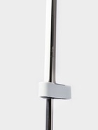 Швабра с отжимом, противоударная, со сгоном, стальная ручка, 2 профессиональные насадки, 36×11×130 см - Фото 3