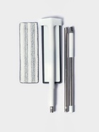 Швабра с отжимом, противоударная, со сгоном, стальная ручка, 2 профессиональные насадки, 36×11×130 см - Фото 18