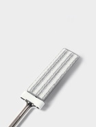 Швабра с отжимом, противоударная, со сгоном, стальная ручка, 2 профессиональные насадки, 36×11×130 см - Фото 9