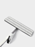 Швабра с отжимом, противоударная, со сгоном, стальная ручка, 2 профессиональные насадки, 36×11×130 см - Фото 10