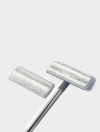 Швабра для стен и окон, со сгоном, стальная ручка, 2 насадки из микрофибры, 20×8×85 см - Фото 4