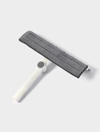 Окномойка с насадкой из микрофибры 2 шт., фиксатор, стальная телескопическая ручка, 26×6×77.5 (123) см - Фото 3