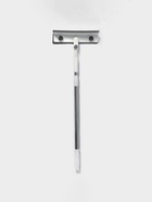 Окномойка с насадкой из микрофибры 2 шт., фиксатор, стальная телескопическая ручка, 26×6×77.5 (123) см - Фото 4