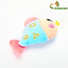 Игрушка для кошек «Рыба, с кошачьей мятой, 8.7 см - Фото 1