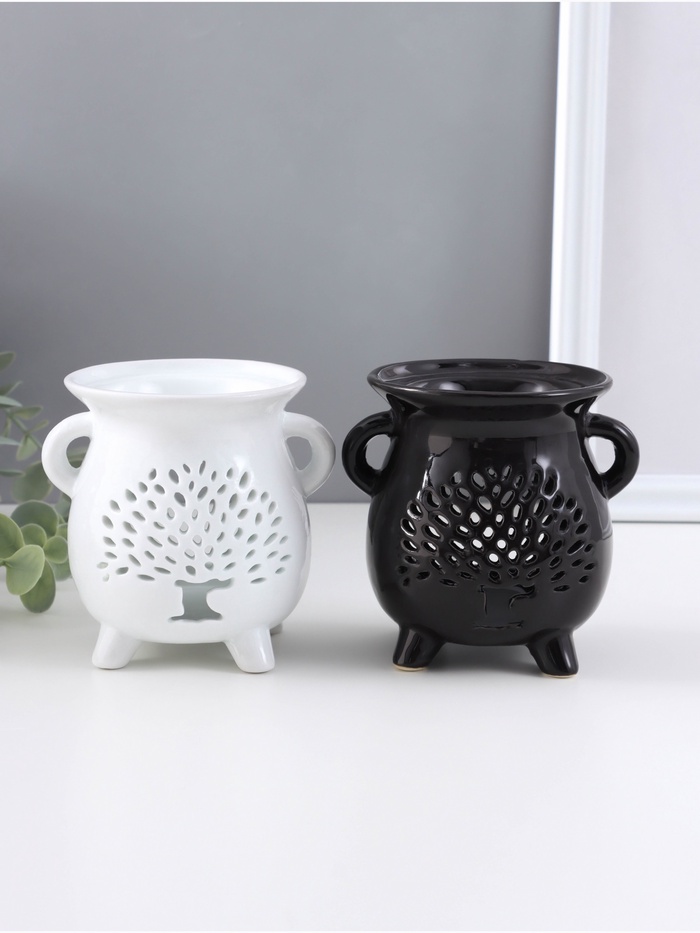 Аромалампа для эфирных масел «Деревце», керамика, 8.5×10×9.5 см, МИКС