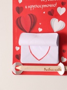 Магнит на холодильник с блоком для записей и карандашом «Люблю тебя», 9×13 см - Фото 3