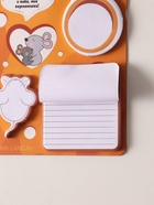 Магнит на холодильник с блоком для записей и стикерами «Оссыыреваю с тебя, моя вкуснятинка!», 10×12 см - Фото 3