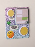 Магнит на холодильник с блоком для записей и стикерами «Ты совсем справишься!», 10×12 см - Фото 2