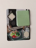 Магнит на холодильник с блоком для записей и стикерами «Приятного аппетита!», 10×12 см - Фото 2