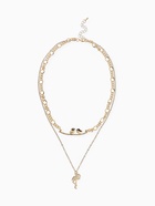 Кулон «Цепь» фламинго, цвет золото - Фото 1