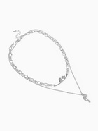 Кулон «Цепь» фламинго, цвет серебро - Фото 3