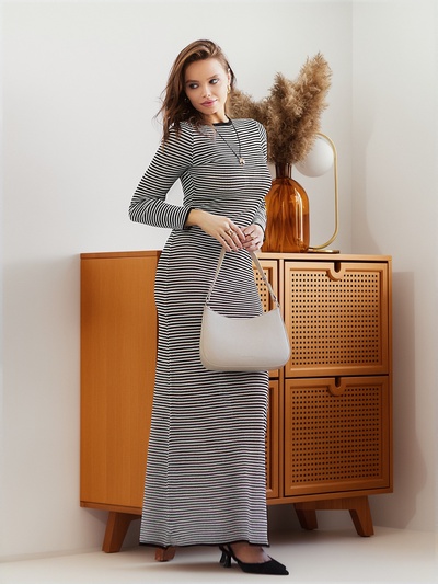 Платье вязаное макси женское MIST, размер S