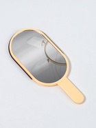 Зеркало с ручкой «Мороженое», 7.8×18 см, (6.7×12 см), бежевое - Фото 4