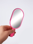 Зеркало с ручкой «Мороженое», 7.8×18 см, (6.7×12 см), розовое - Фото 3