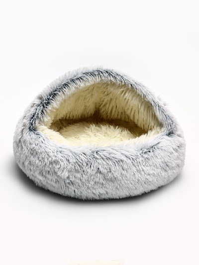 Лежанка для животных "Кокон", 50*50 см, серая