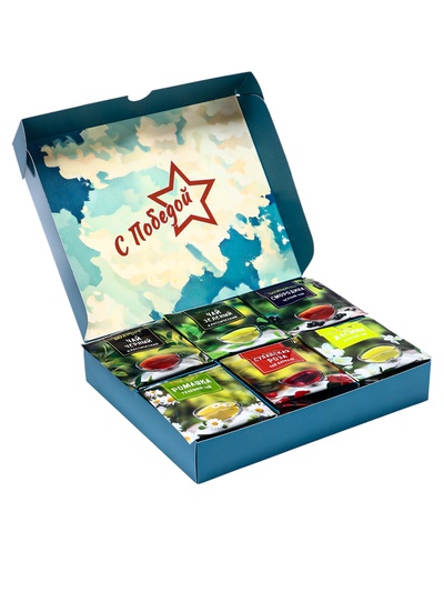 Чай подарочный, набор "День победы" , 36 пакетиков