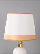 Настольная лампа «Маэстро» Е27 40 Вт бело-золотой 26×26×52 см RISALUX - Фото 3