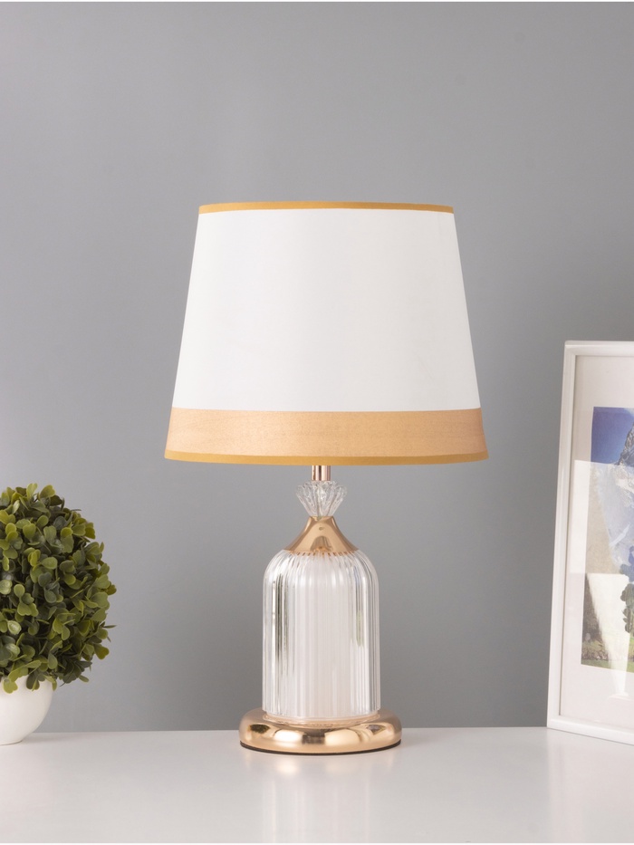 Настольная лампа «Мишель» Е27 40 Вт золото 26×26×44 см RISALUX