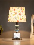 Лампа настольная с подсветкой «Топаз» 1×60 Вт E27 синий 24×24×41 см RISALUX - фото 4739142