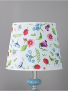 Лампа настольная с подсветкой «Топаз» 1×60 Вт E27 синий 24×24×41 см RISALUX - фото 4739143