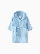 Халат махровый детский Этель «Акула», размер 32 (110-116 см), голубой - Фото 7