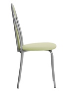 УЦЕНКА Стул «Венский Мягкий», Серебристый металлик/Оливковый - Фото 4