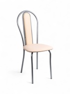 УЦЕНКА Стул «Венский Мягкий», Серебристый металлик/Молочный - Фото 6