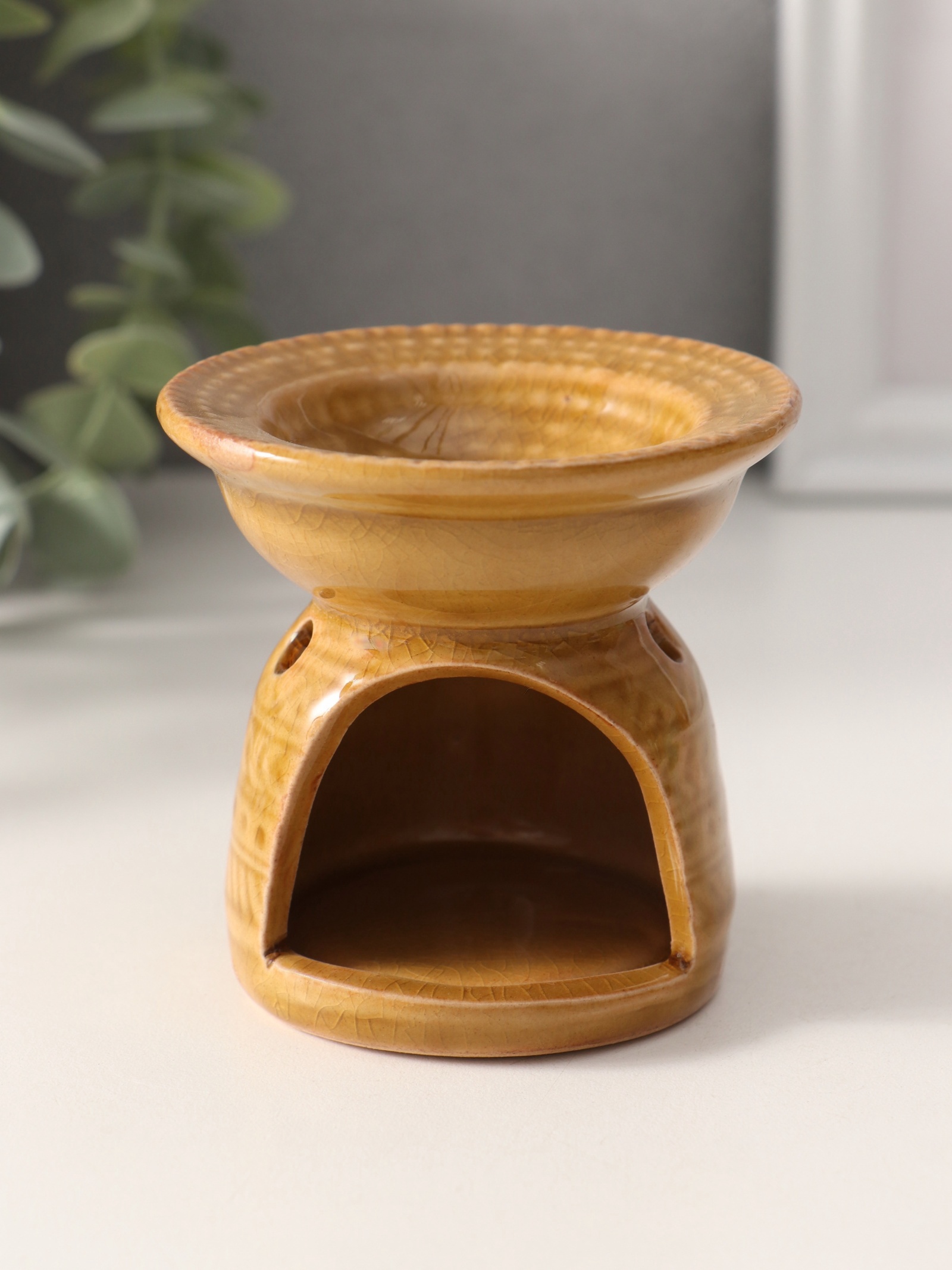 Аромалампа керамика «Геометрические узоры» карамель 7,5х7,5х6,5 см 10323566 Аромалампа керамика «Геометрические узоры» карамель 7,5х7,5х6,5 см 10323566