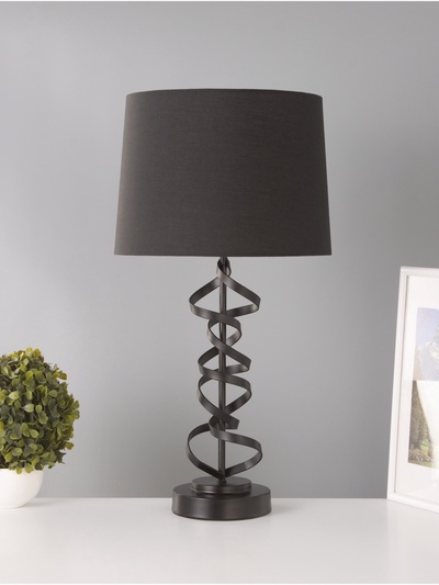 Настольная лампа «Малави» Е27 40 Вт черный 28×28×54 см