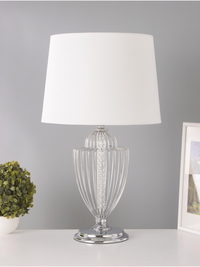 Настольная лампа «Джанго» Е27 40 Вт хром 33×33×58 см