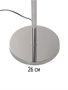 Торшер "Барселона" Е27 40Вт хром 35х35х162,5 см - фото 34978187