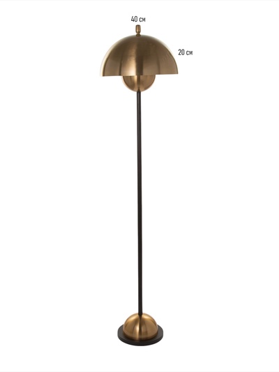 Торшер «Купер» Е27 7 Вт(МАХ) латунь 38×38×167 см