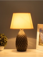 Настольная лампа "Марианна" 1х15Вт Е14 серый 28х28х45 см 10340937