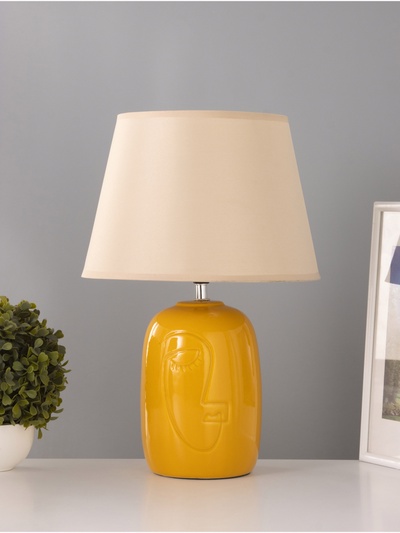 Настольная лампа «Джокер» 1×15 Вт Е14 желтый 28×28×42 см