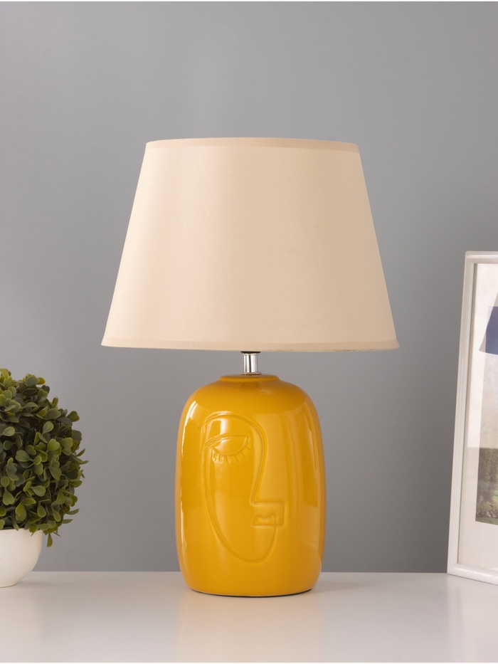 Настольная лампа «Джокер» 1×15 Вт Е14 желтый 28×28×42 см - Фото 1