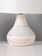 Настольная лампа "Аннабель" 1х15Вт Е14 белый голубой 23х23х33см 10340941